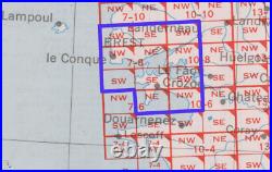 Lot 11 Cartes Us ww2 Festung Brest Conquet Crozon 1944 repro