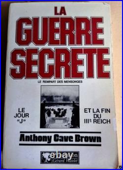 Lot 12 Livres Histoire Militaire & Guerres WWII, Espionnage, Algérie