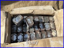 Lot 26 boites insecticides + carton US WW2