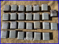Lot 26 boites insecticides + carton US WW2
