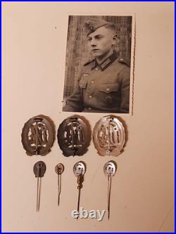 Lot 3 Insignes des SPORT Allemand différents ALLEMAND 100% WW2