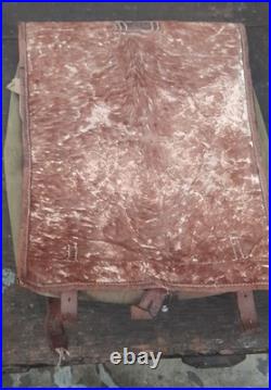 Lot 5 Sac Allemand à dos militaria Peau De Vaches 39 45