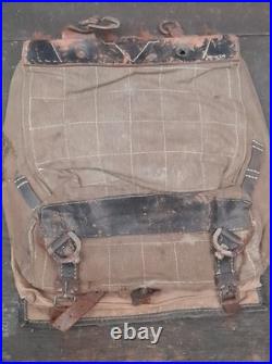 Lot 5 Sac Allemand à dos militaria Peau De Vaches 39 45