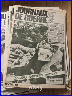 Lot Complet 72 JOURNAUX de GUERRE 1939/1945 WW2 39/45