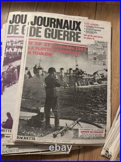 Lot Complet 72 JOURNAUX de GUERRE 1939/1945 WW2 39/45