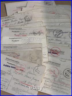 Lot De 73 Correspondances Prisonnier De Guerre Français En Allemagne Ww2