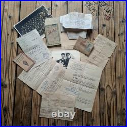 Lot RARE archives Authentique STO Certificat Officiel Déporté WW2 World War