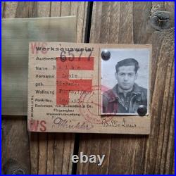 Lot RARE archives Authentique STO Certificat Officiel Déporté WW2 World War