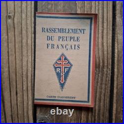 Lot RARE archives Authentique STO Certificat Officiel Déporté WW2 World War