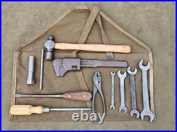 Lot bord outils Jeep M201 Hotchkiss Delahaye armée Française Indo Algérie