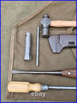Lot bord outils Jeep M201 Hotchkiss Delahaye armée Française Indo Algérie