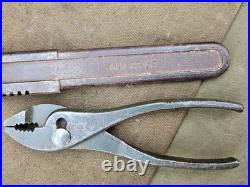 Lot bord outils Jeep M201 Hotchkiss Delahaye armée Française Indo Algérie