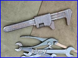 Lot bord outils Jeep M201 Hotchkiss Delahaye armée Française Indo Algérie