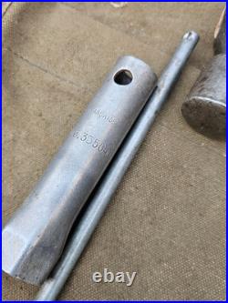 Lot bord outils Jeep M201 Hotchkiss Delahaye armée Française Indo Algérie Lot bord outils Jeep M201 Hotchkiss Delahaye armée Française Indo Algérie