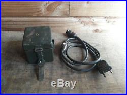 Lot cable et boite à piles MG 34 MG 42 Flack Binoculaire wwII