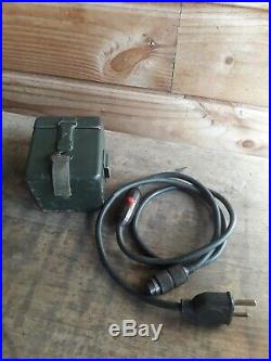 Lot cable et boite à piles MG 34 MG 42 Flack Binoculaire wwII