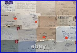 Lot correspondance Feldpost documents photos Malgré-Nous Saverne Alsace 39 45