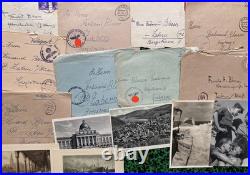 Lot correspondance Feldpost documents photos Malgré-Nous Saverne Alsace 39 45