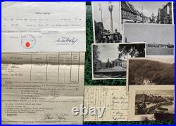 Lot correspondance Feldpost documents photos Malgré-Nous Saverne Alsace 39 45