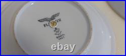 Lot de 5 Assiettes Allemande Originale Porcelaine WW2 Luftwaffe 1940 Bavaria