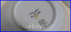 Lot de 5 Assiettes Allemande Originale Porcelaine WW2 Luftwaffe 1940 Bavaria