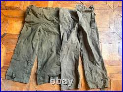 Lot de deux pantalons salopettes motorisé modele 1935