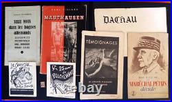 Lot de documents historiques rares Seconde guerre mondiale