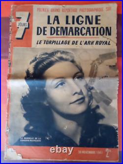 Lot de documents historiques rares Seconde guerre mondiale