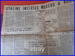 Lot de documents historiques rares Seconde guerre mondiale