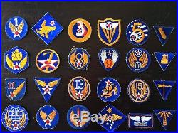 Lot dinsignes originaux US Air Force WW2WW2 US Air Force Grouping PatchWWII