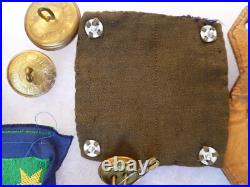 Lot grouping WWII Libération 1° DB 38° FTA 1° Armée Rhin et Danube Insignes etc