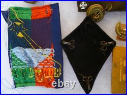 Lot grouping WWII Libération 1° DB 38° FTA 1° Armée Rhin et Danube Insignes etc