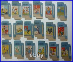 Lot guerre 1945 Nieppe 25 boites humour enfant Goering Adolf Rationnement ww2