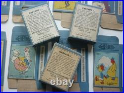Lot guerre 1945 Nieppe 25 boites humour enfant Goering Adolf Rationnement ww2