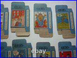 Lot guerre 1945 Nieppe 25 boites humour enfant Goering Adolf Rationnement ww2