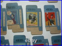 Lot guerre 1945 Nieppe 25 boites humour enfant Goering Adolf Rationnement ww2