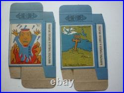 Lot guerre 1945 Nieppe 25 boites humour enfant Goering Adolf Rationnement ww2