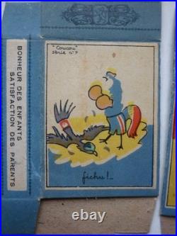 Lot guerre 1945 Nieppe 25 boites humour enfant Goering Adolf Rationnement ww2