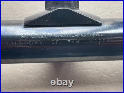 Lunette visee chasse nickel marburg 4x81 supre E/S germany vintage