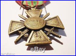 Médaille croix de guerre 1943 GIRAUD France Libre FAFL Afrique du Nord 39-45