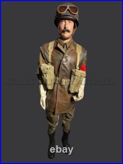 Mannequin Militaria Homme Complet Despatch Rider Wwii Normandie Anglais Ww2