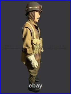 Mannequin Militaria Homme Complet Despatch Rider Wwii Normandie Anglais Ww2