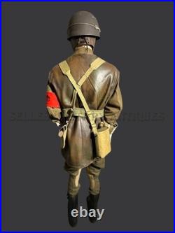 Mannequin Militaria Homme Complet Despatch Rider Wwii Normandie Anglais Ww2