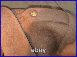 Manteau 3/4 drap kaki pattes de col Légion Étrangère TBE France 1940 ww2