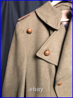 Manteau D'Officier De L'Armée Britannique De La Seconde Guerre Mondiale