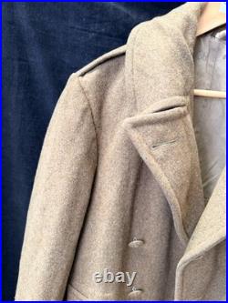 Manteau Laine Militaire WW2 US Army Taille 36 Regular 1943