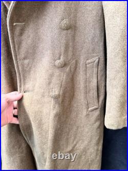 Manteau Laine Militaire WW2 US Army Taille 36 Regular 1943