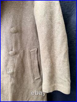 Manteau Laine Militaire WW2 US Army Taille 36 Regular 1943