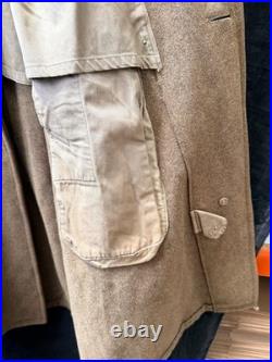 Manteau Laine Militaire WW2 US Army Taille 36 Regular 1943