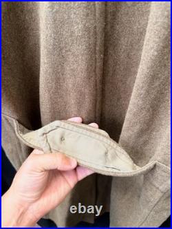 Manteau Laine Militaire WW2 US Army Taille 36 Regular 1943